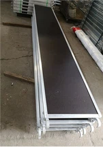 Platforma aluminiowa z podestem ze sklejki